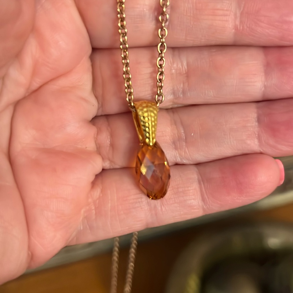 Pendant and chain